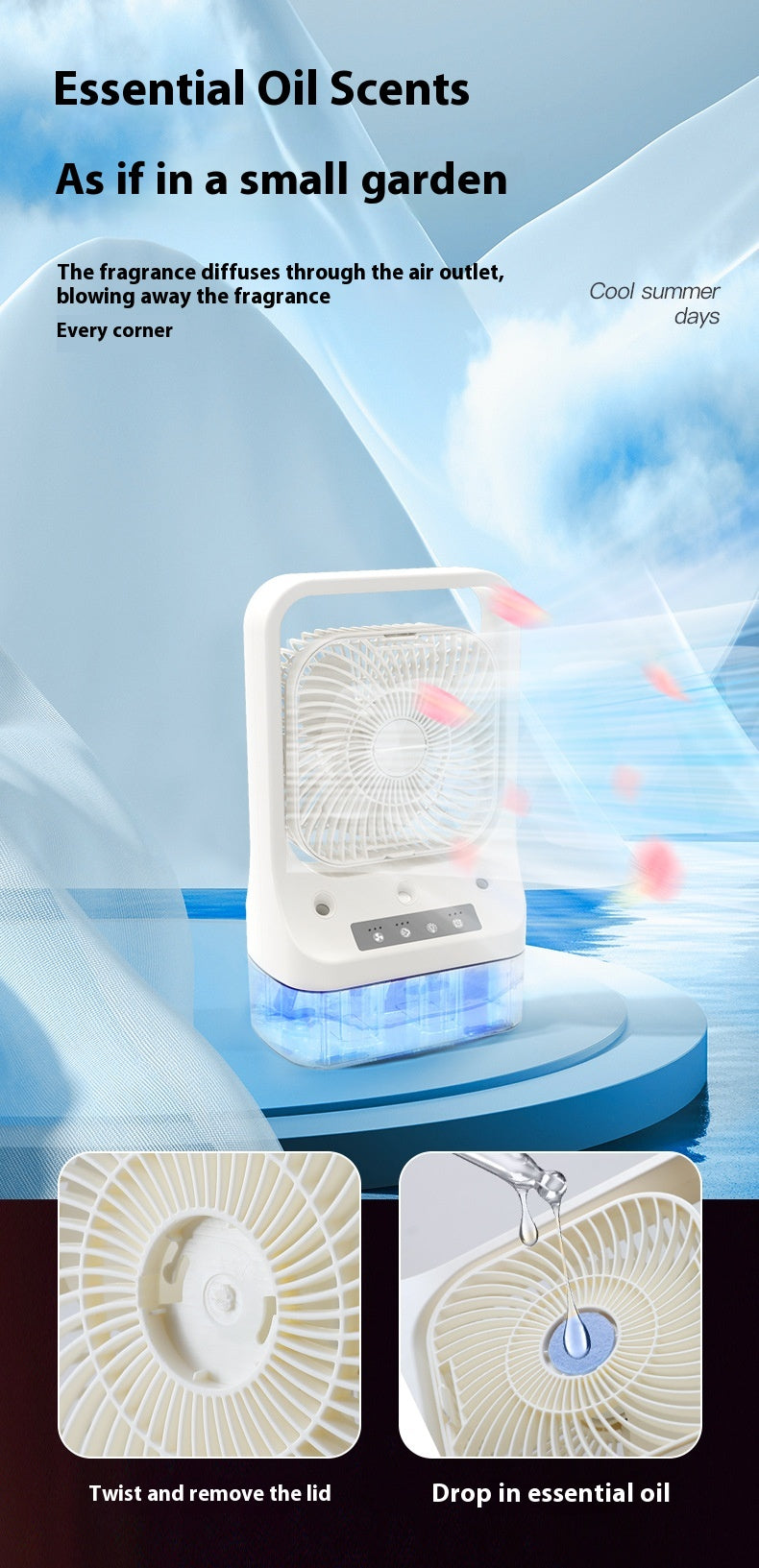 CoolBreeze® Mist Fan Pro (Upgraded 2025 model).