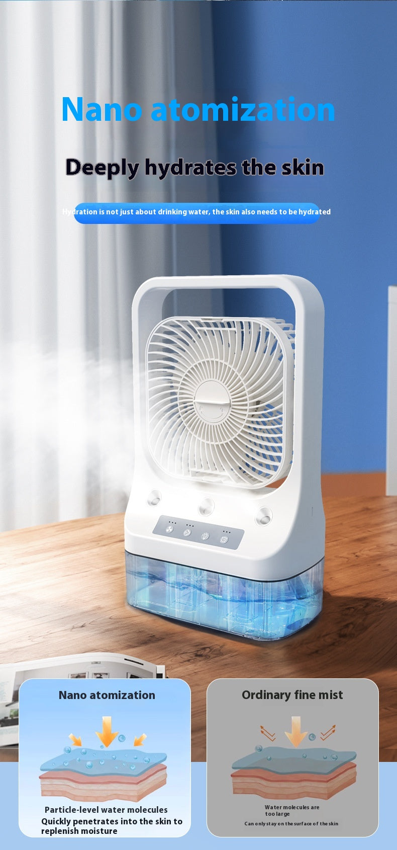 CoolBreeze® Mist Fan Pro (Upgraded 2025 model).