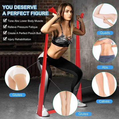 Yoga Elastic Resistance Bands.