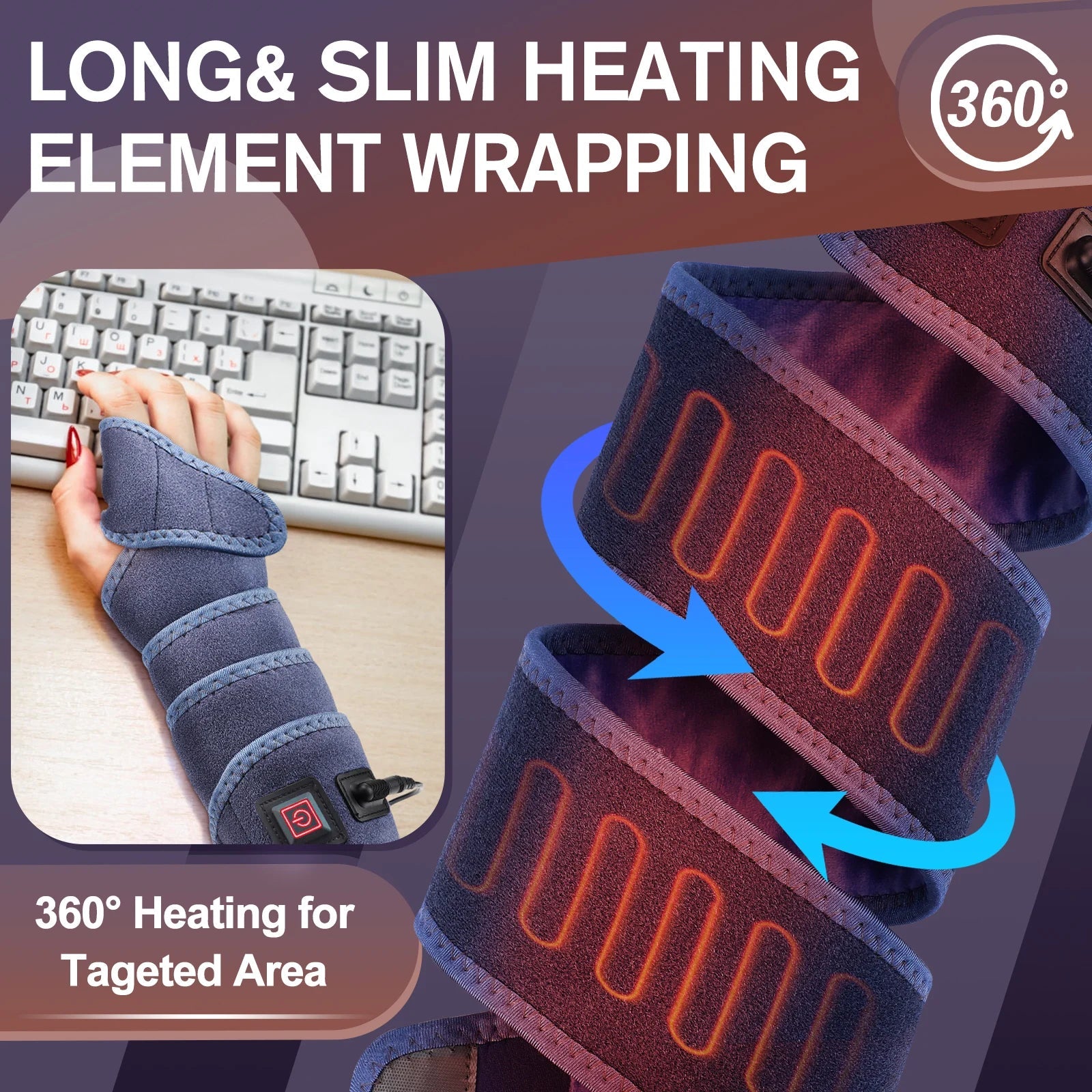 Electric Heating Bandage Support.
