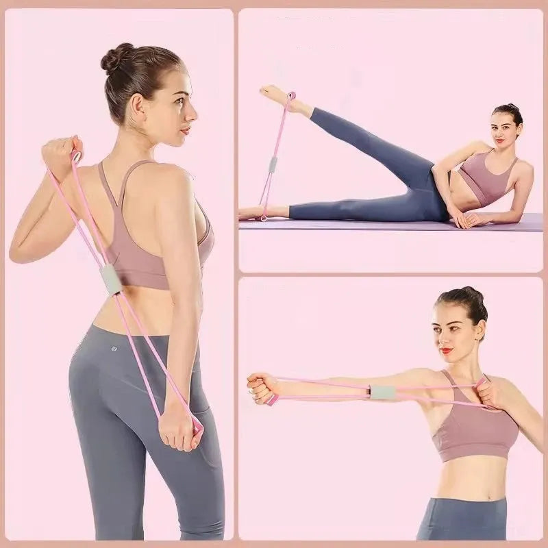 Versatile Resistance Bands Set for Fitness.